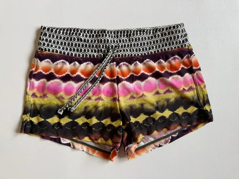 Athleta Women's Multicolor Active Swim/Running Shorts Size S